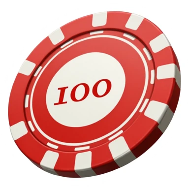 poker chips sticker