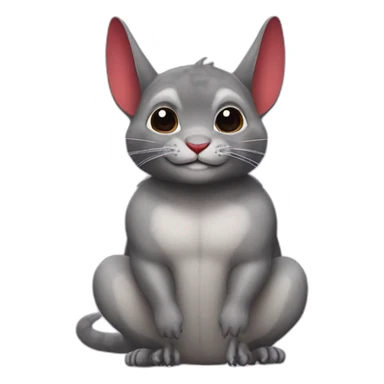 Chincilla spiderman sticker