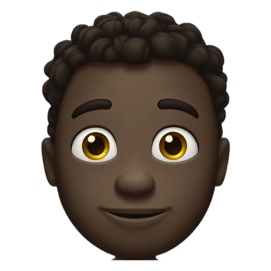 Mike wazowski but dark skinnes sticker