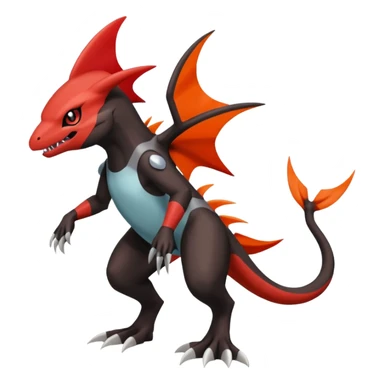 Meloetta-Guilmon-Sharpedo-Darkrai-Pokémon-Fakémon-fusion-hybrid-creature sticker