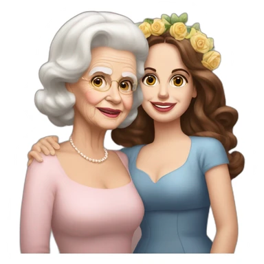 Lana del Rey & grand ma best fruends sticker