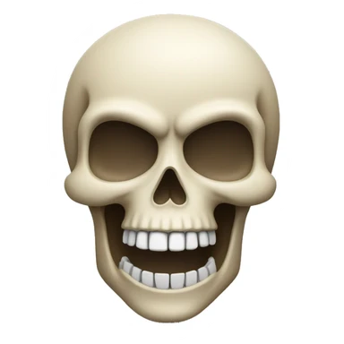 Skull that is having fun in it vacations sticker
