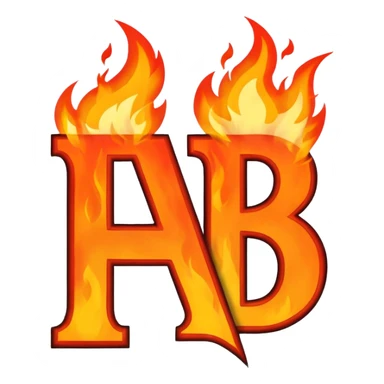 Can you make a banner that says PYRO in gothic letters, the letters should also be on fire  sticker