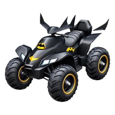 batmobile atv quad sticker