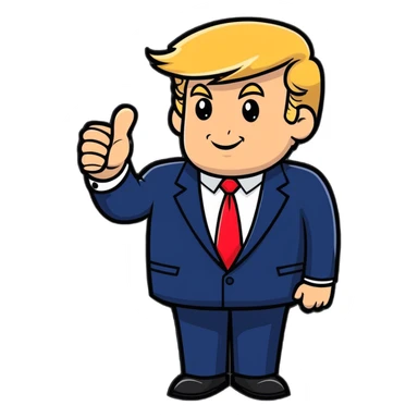 President Trump like Jewish  sticker