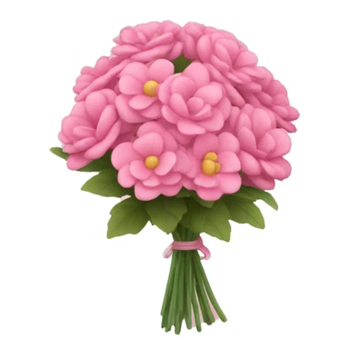 pink bouquet sticker