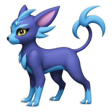Luxray-Absol-Noibat-Dewott-fusion sticker