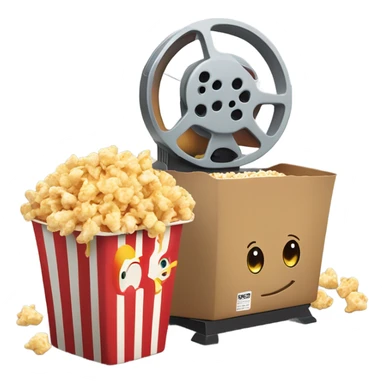 Cine y palomitas  sticker