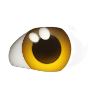 A comic book falls into the eye sticker