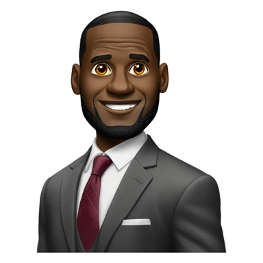 LeBron James in a bathinh suit sticker