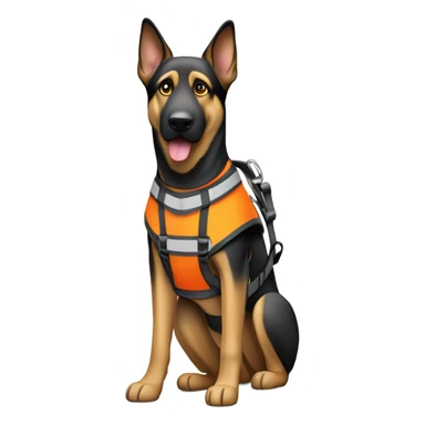 Search and rescue dog  sticker