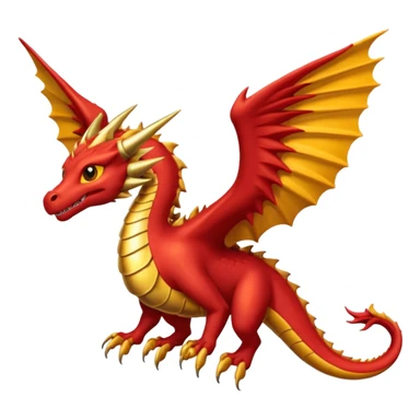 Dragón volando  sticker