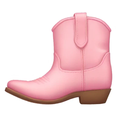 pastel pink cowgirl boots sticker