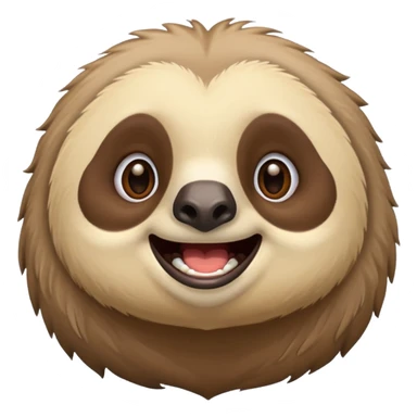 Perezoso que se esté riendo sticker