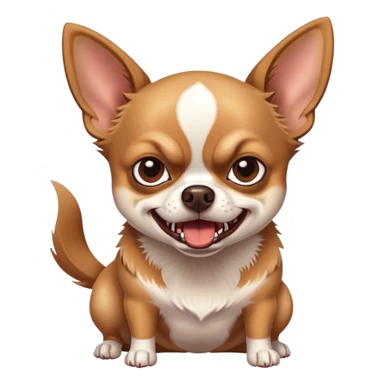 angry chihuahua sticker