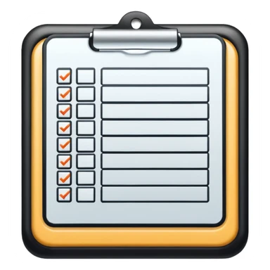 checklist sticker