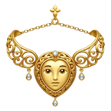 Gold jewellery sticker