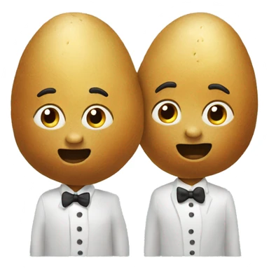 two potato marry sticker