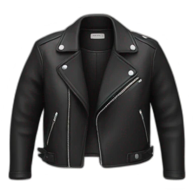 croppped leather jacket sticker