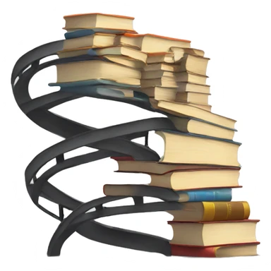 Book rollercoaster sticker