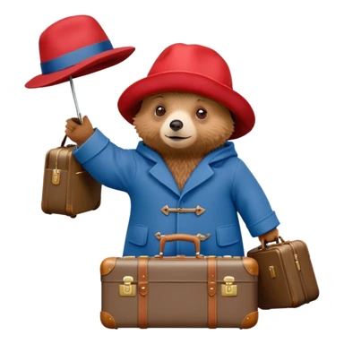 Paddington bear sticker
