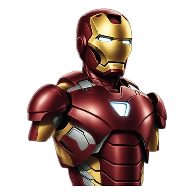 René runs iron man sticker