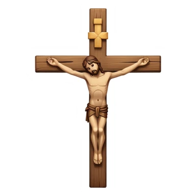 crucifix sticker