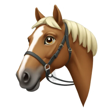 horse whit choes sticker