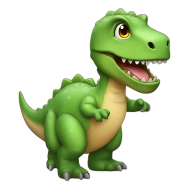 Small dino sticker