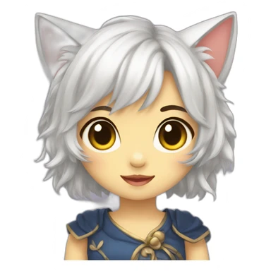 saphyrre Neko girl sticker