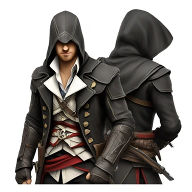 Assassin's Creed ,jacob frye happy hoood on sticker