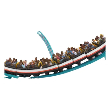  Roller coaster sticker