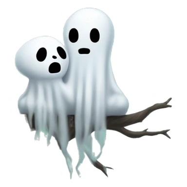 me and my ghost sitting in a tree sticker