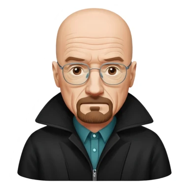 Walter white in coat  sticker