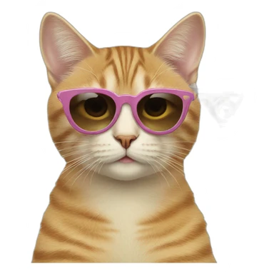 cat-with-sunglasses-holding-martini sticker