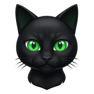 Cat black sticker
