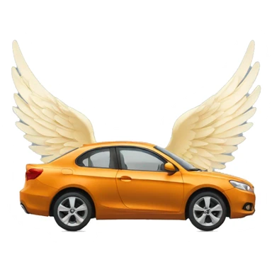 Voiture avec des ailes  sticker