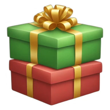 Christmas presents stacked sticker