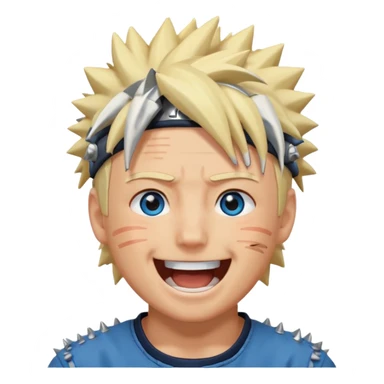 Laugh out loud  naruto sticker