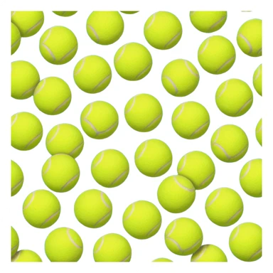 colorful tennis balls sticker
