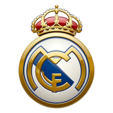 I want an emoji of real madrid logo of football and it should look realistic sticker