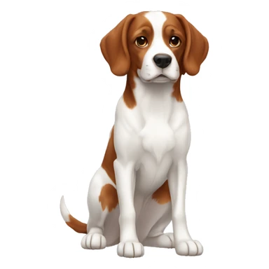 Brittany Dog Breed Full Body sticker