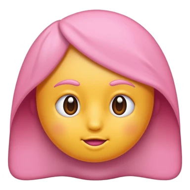 Pembe bir kuyruk sticker