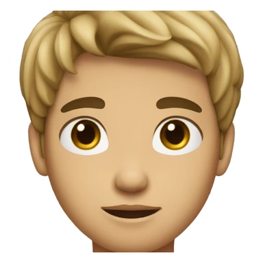 straight black haired boy with tan skin sticker