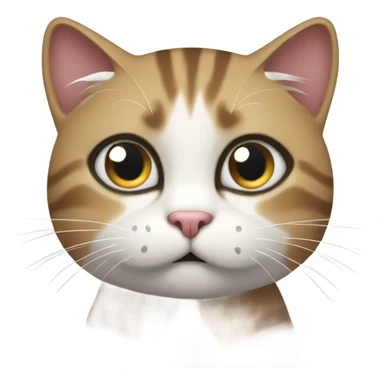 Cat saying HELP sticker