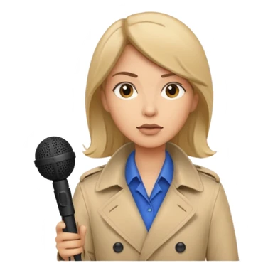 field reporter from Newschannel sticker