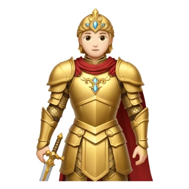 golden paladin sticker