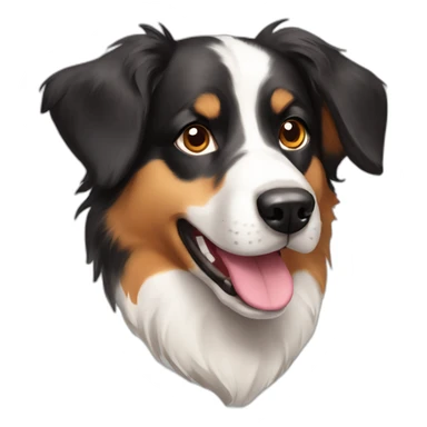 dog australian shepard sticker