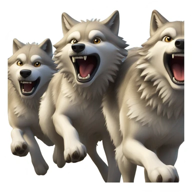 Wolf hunt  sticker