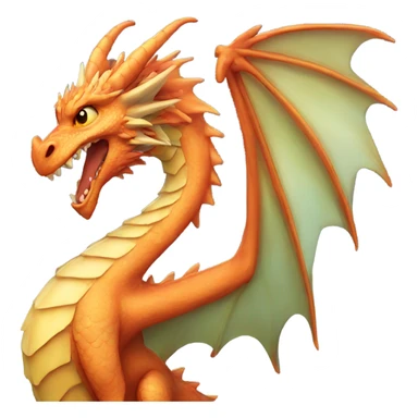 Fourth wing dragon  sticker